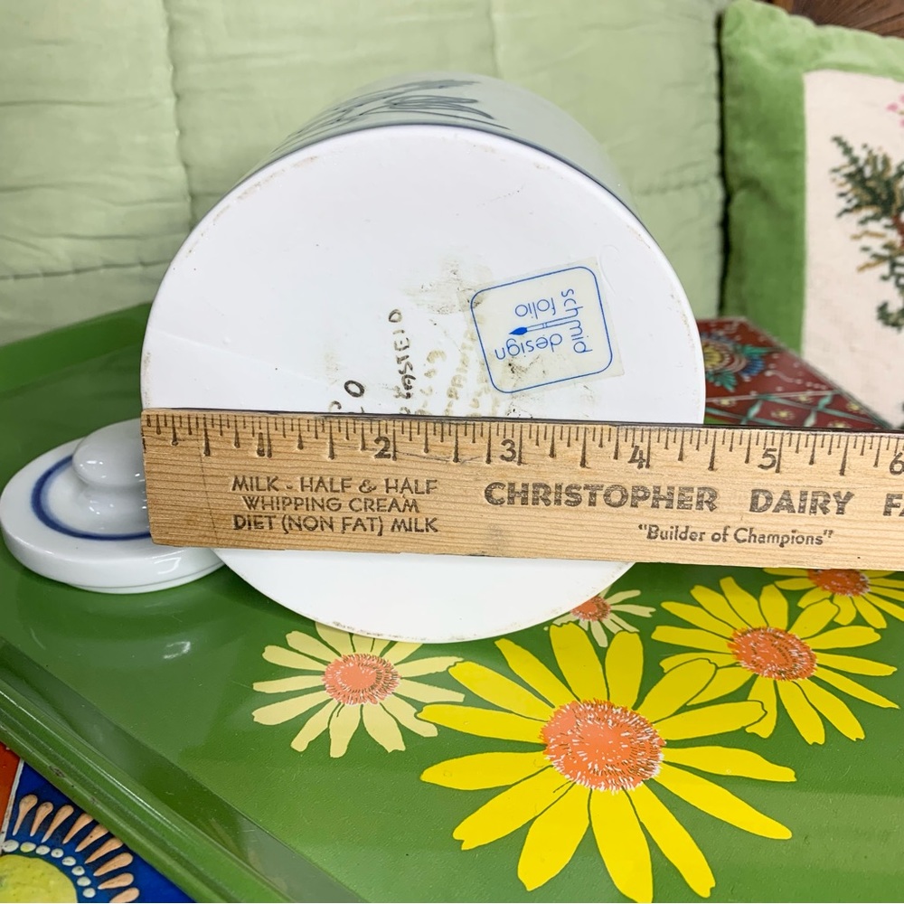 Ceramic Bird Canister - Picture 7 of 10